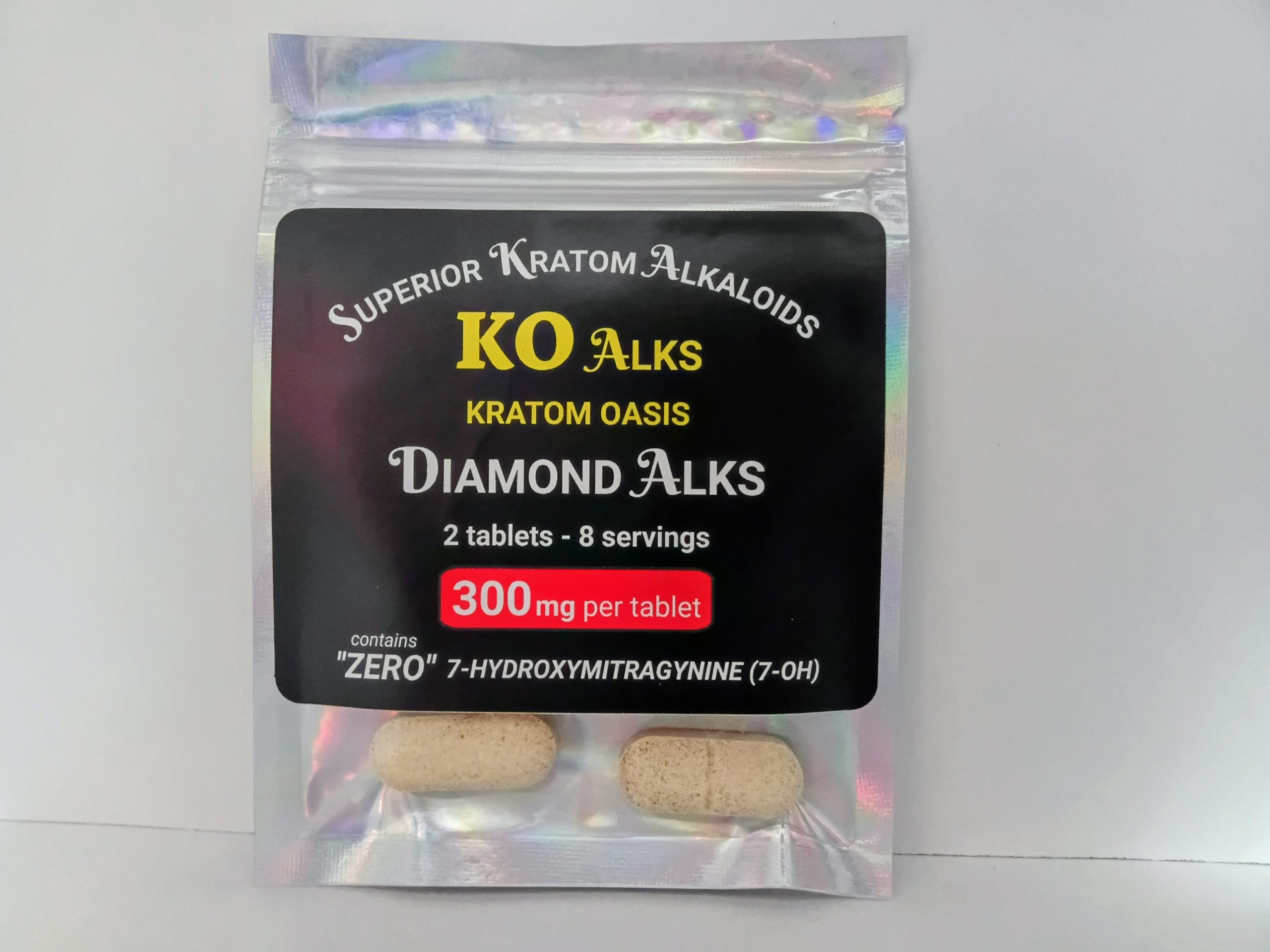 Kratom Oasis Diamond ALKS 300mg Tablets - Image 8